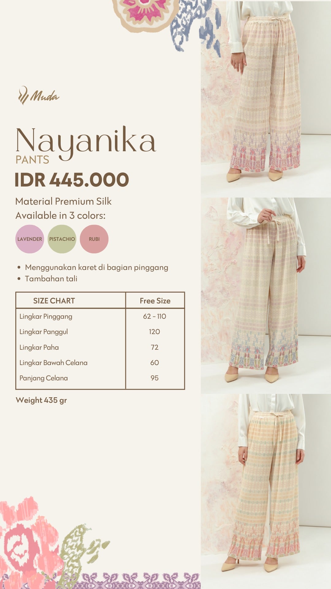 NAYANIKA PLEATED PANTS
