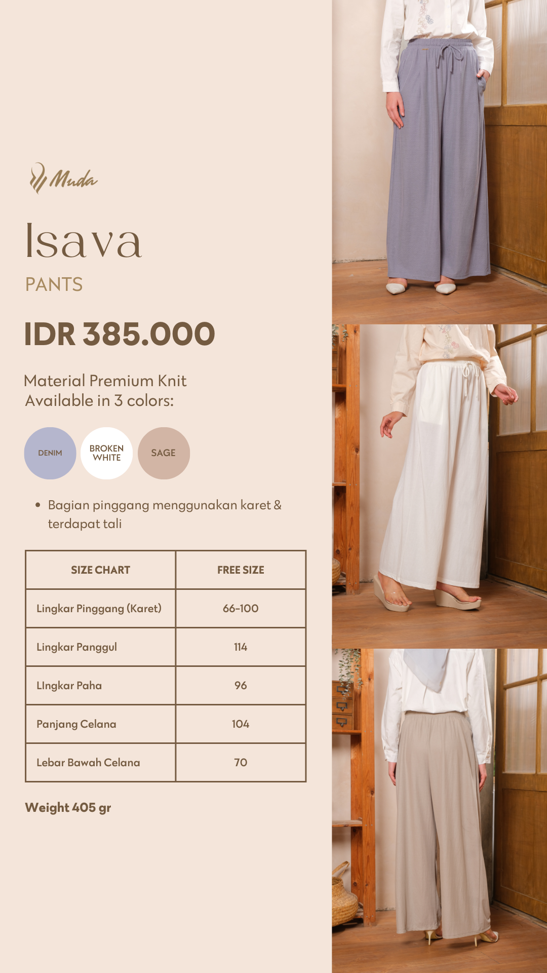 ISAVA PANTS